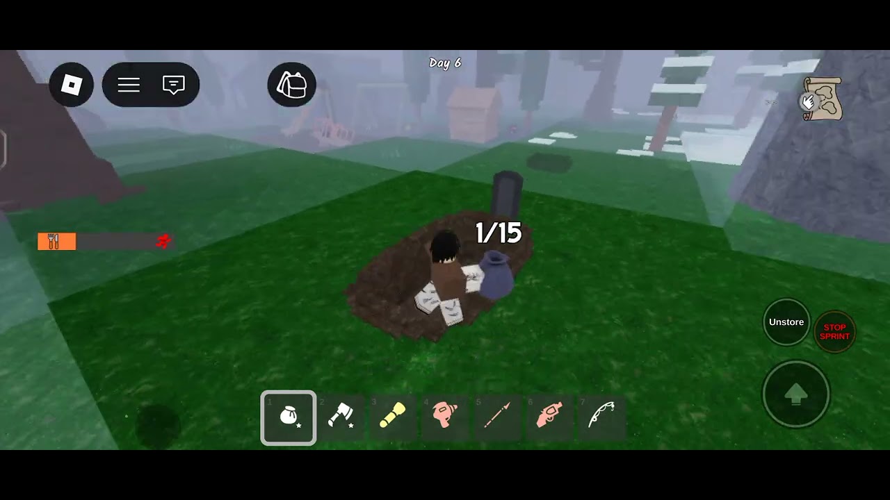 Playing 99 night in the forest 
