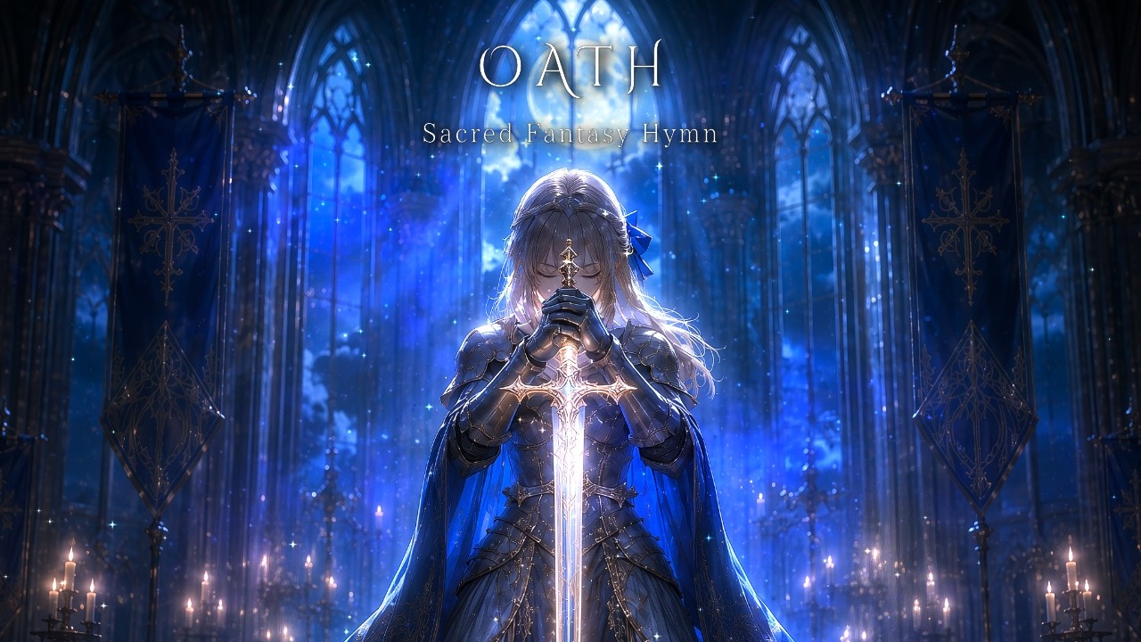 A Paladin Girl Swearing Upon Her Sword | Fantasy Sacred Song with Vocals for Sleep
