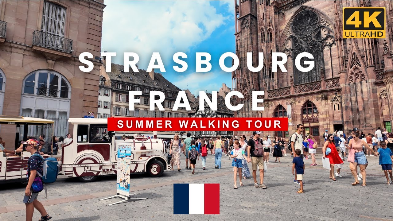 🇫🇷 A Beautiful Morning Walk - Strasbourg France | Fairytale City in 4K ☀️