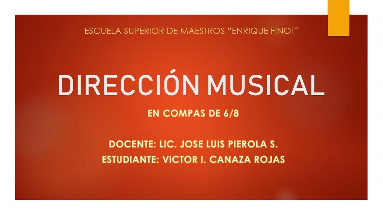 COMPAS 6/8 - DIRECCION MUSICAL