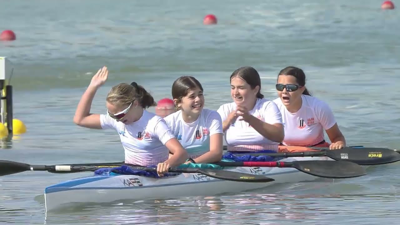Az U12-es akadémiai négyesek betétfutamai a szegedi ifjúsági, U23 világbajnokságon