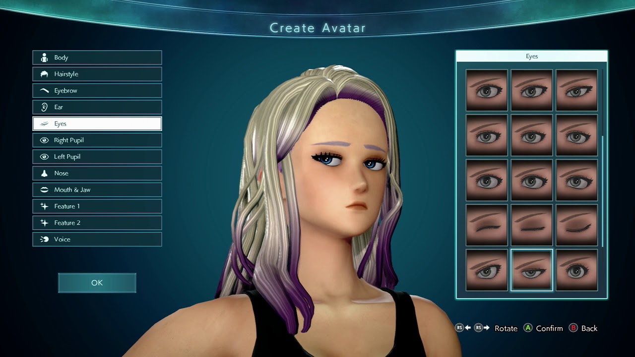 ALL FEMALE CHARACTER OPTIONS JUMP FORCE CUSTOMIZATION