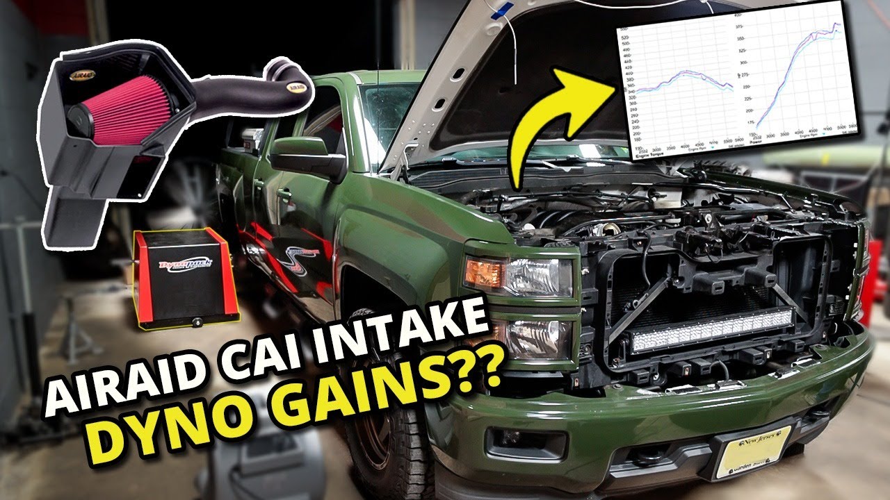 Silverado AIRAID Intake Dyno Results - Does it Add Power?? L83 5.3L L86 6.2L 2014-2019 Sierra Tahoe