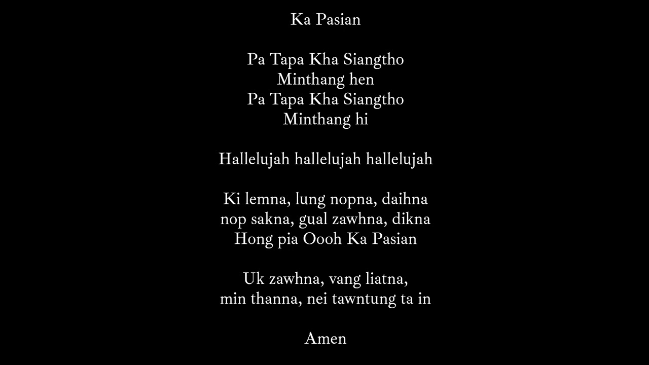 Ka Pasian (Zomi Gospel Song - Opera)