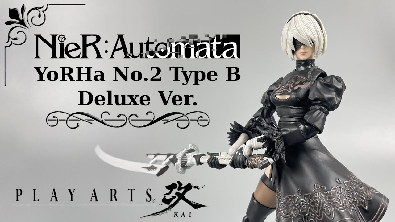 【Square Enix: Play Arts Kai】 Nier: Automata ニーア オートマタ YoRHa 2B (Deluxe Ver.) - Unbox