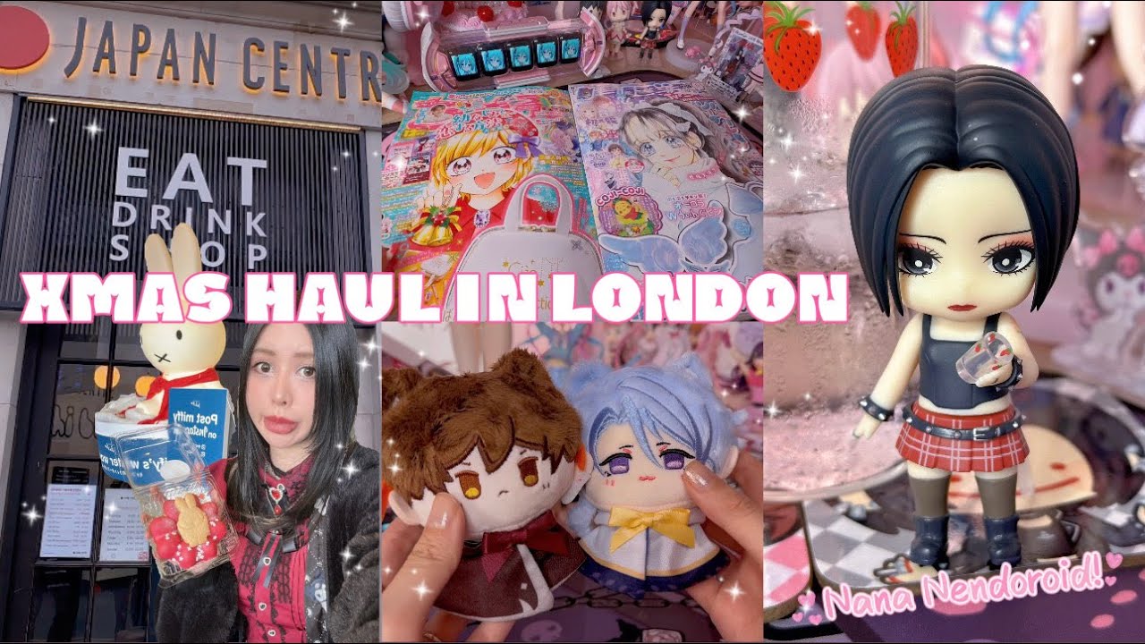 Christmas Anime Haul in London 🎄 | Manga, Japanese Snacks & Nana Nendoroid Unboxing!
