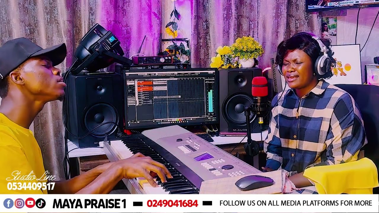 THE NAME JESUS IS A STRONG TOWER🔥#MAYA PRAISE @MIKES RECORDING STUDIOX