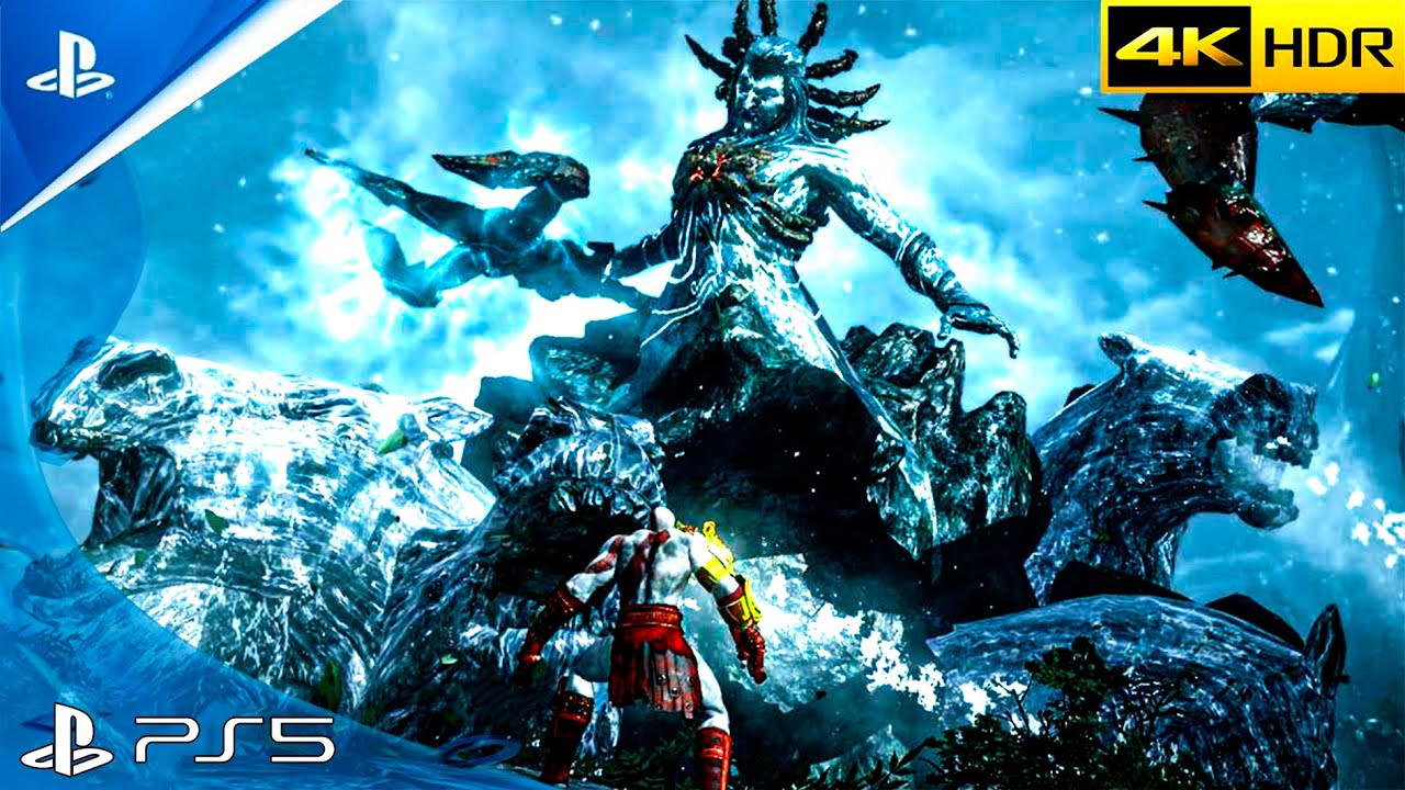 Kratos vs Poseidon en modo CAOS (PS5) /GOW 3 REMASTERED 4K 60 FPS HDR / ULTRA GRAPHICS