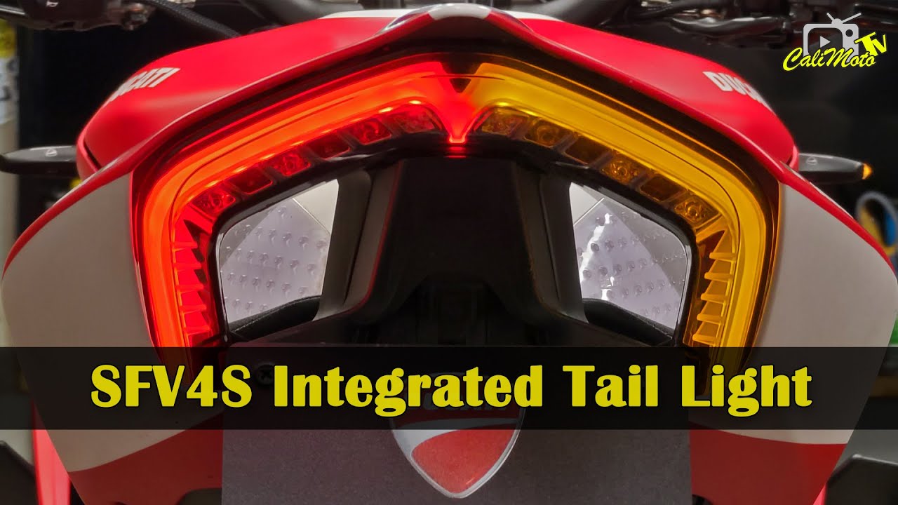 2020 Ducati Streetfighter V4 S | Integrated Tail Light Install by V4Evo