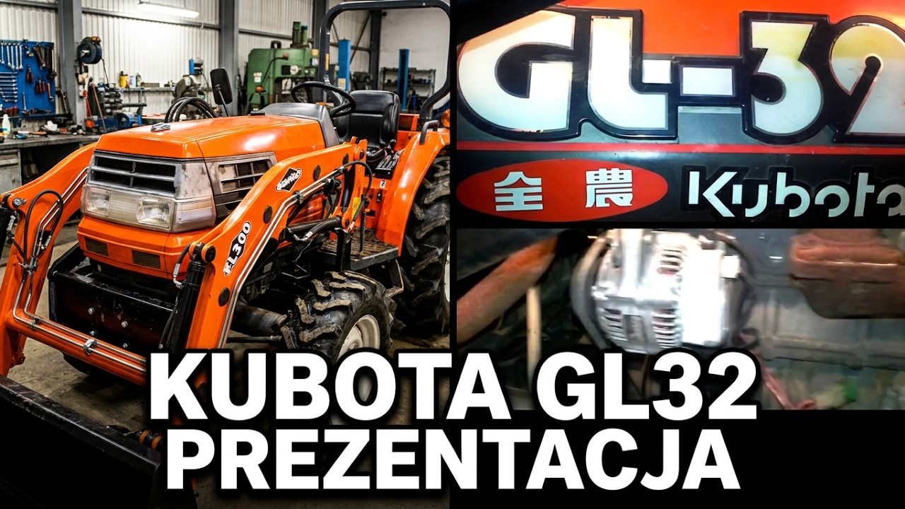 Prezentacja Kubota GL32D piotrbpm