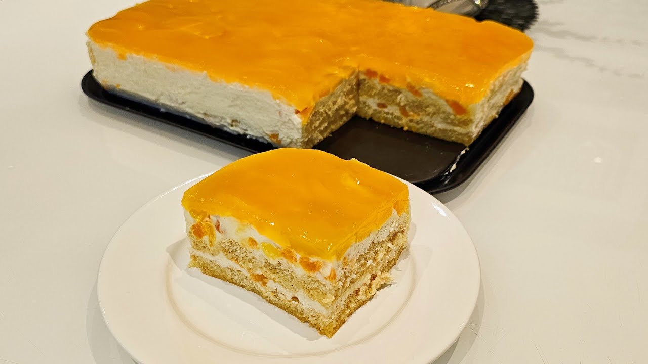 Leckeres Solero Tiramisu 🍊🧡 - Fruchtig,cremig & erfrischend - Einfaches Sommerdessert ohne Backen 🌞