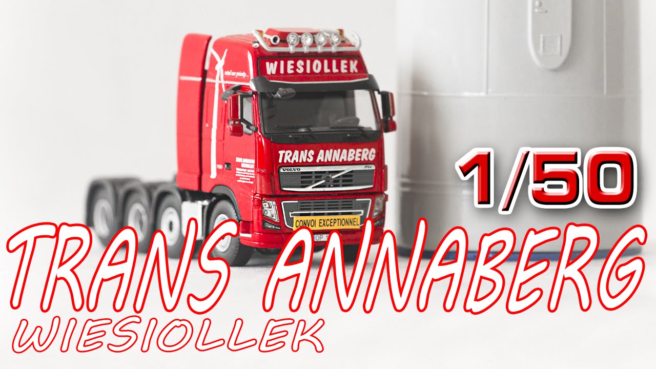 🚧Schwertransport🚧 Transannaberg Wiesiollek Volvo FH3 Model Trucks WSI 1/50