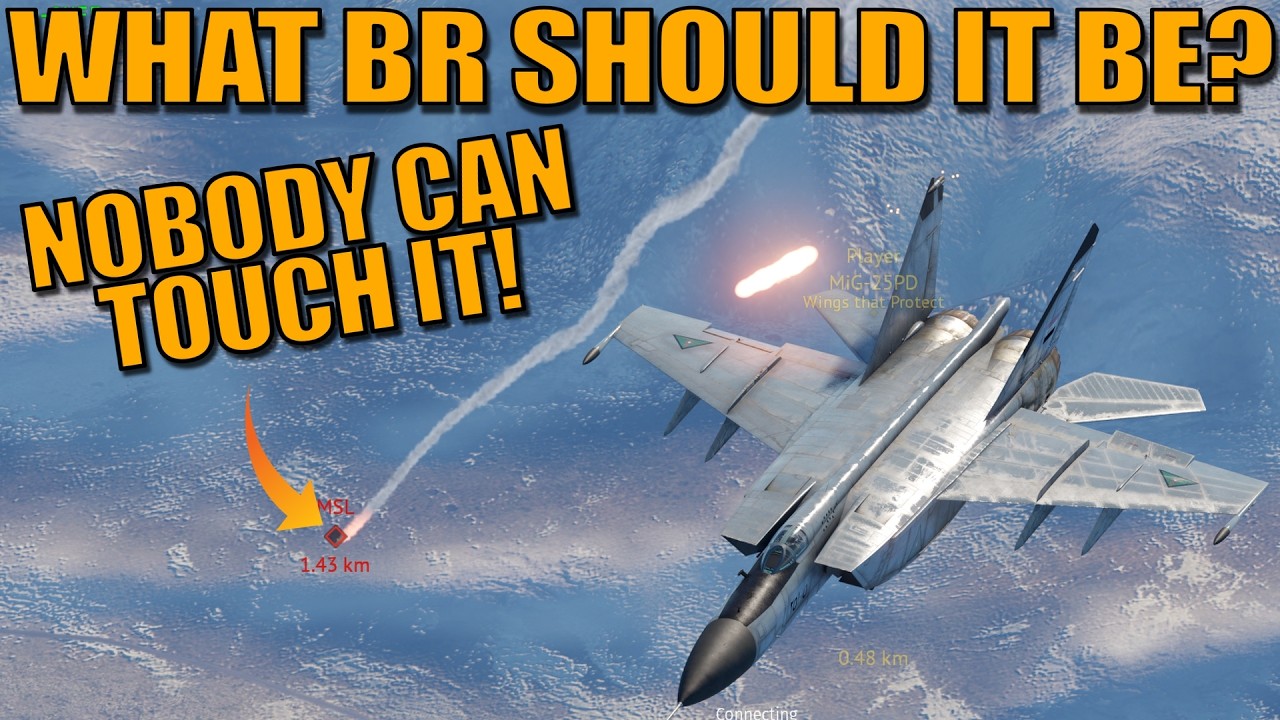 Какой боевой рейтинг должен быть у МиГ-25ПД? 10.7? 11.0? 11.3? 14.7? - War Thunder