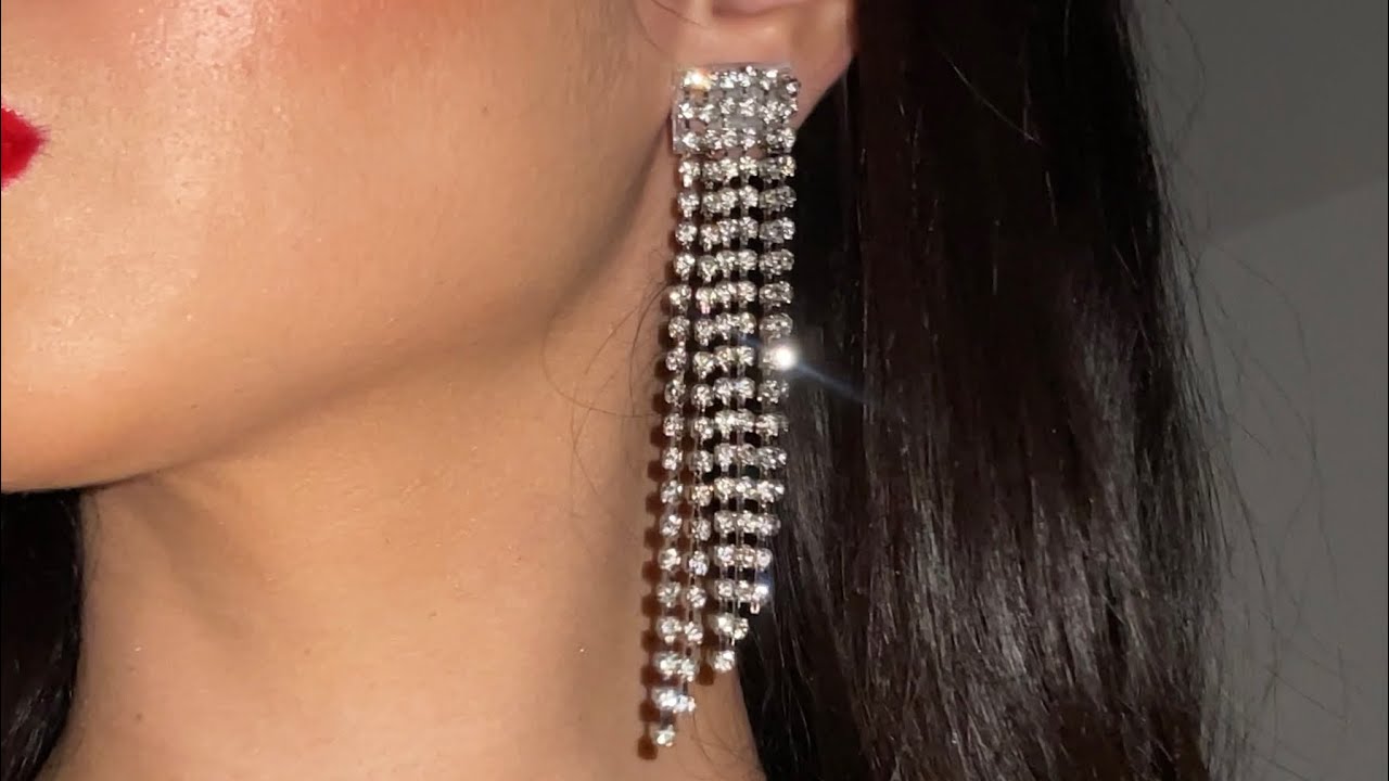 COMO FAZER BRINCO DE STRASS - BRINCO DE FESTA DIY