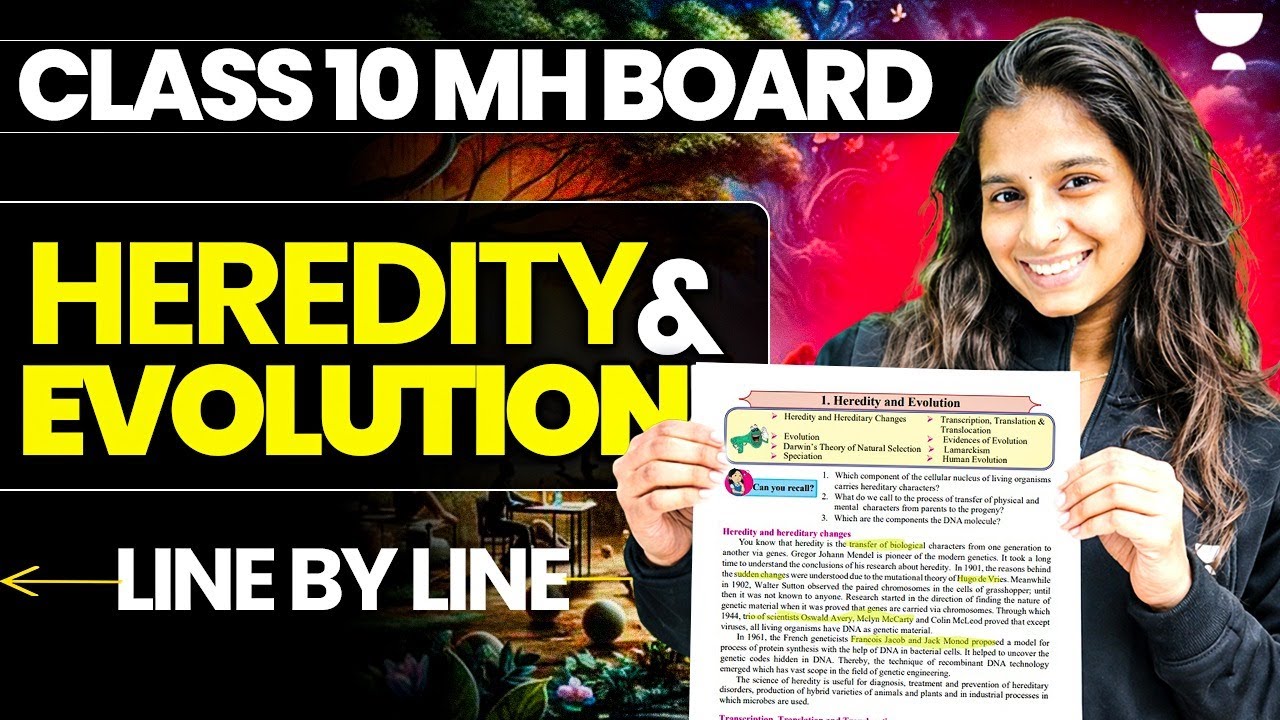 Heredity and Evolution class 10 Science 2 Revision | SSC Maharashtra Board 2026 | Pranita Ma'am