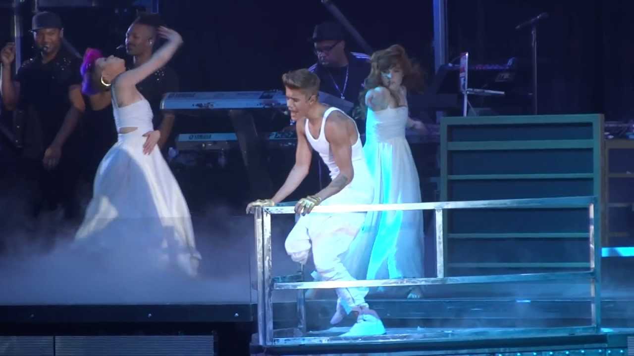 Justin Bieber Believe Tour 27/02/13 - That Should Be Me (Acapella) + Catching Feelings (HD)