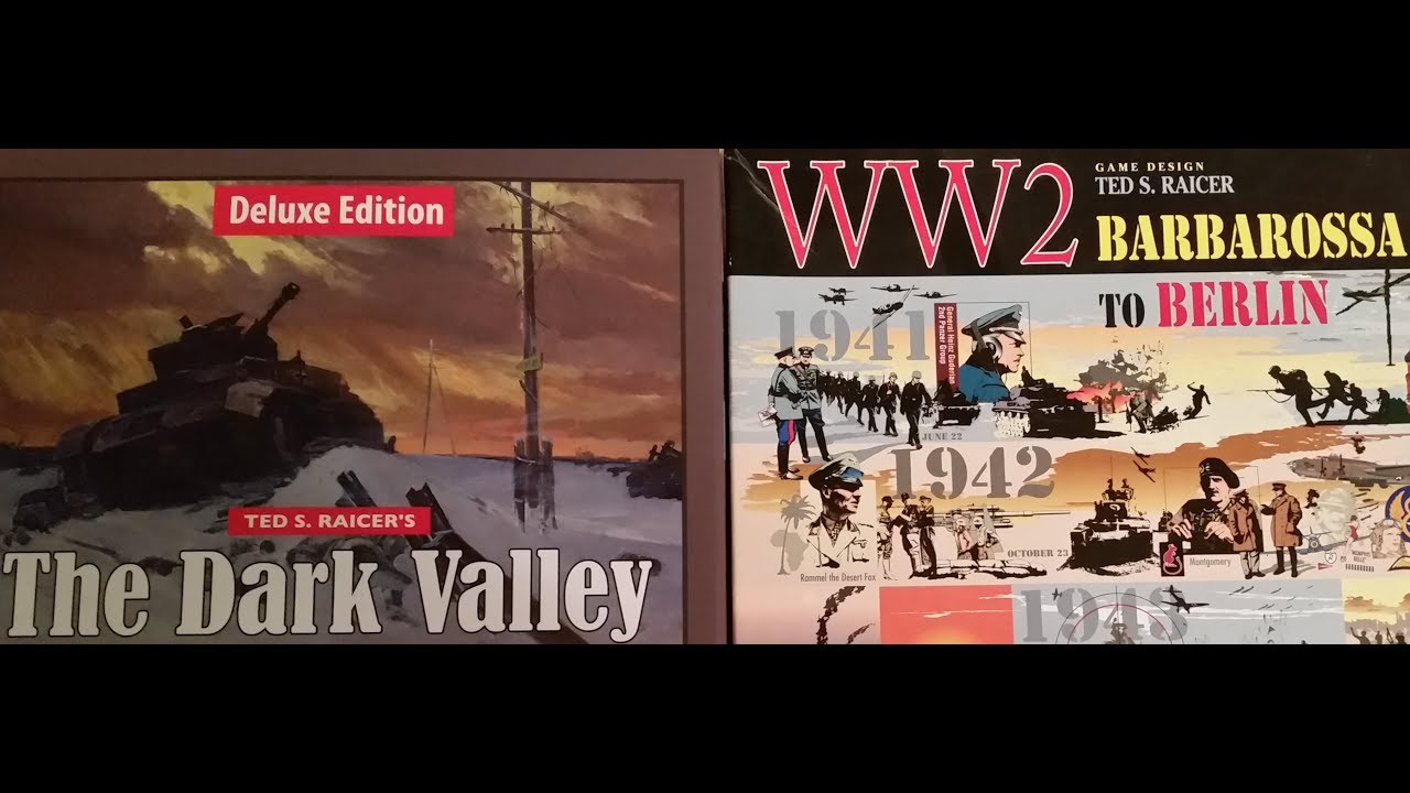 Barbarossa to Berlin - Review of Components included in Dark Valley Deluxe by GMT Games
