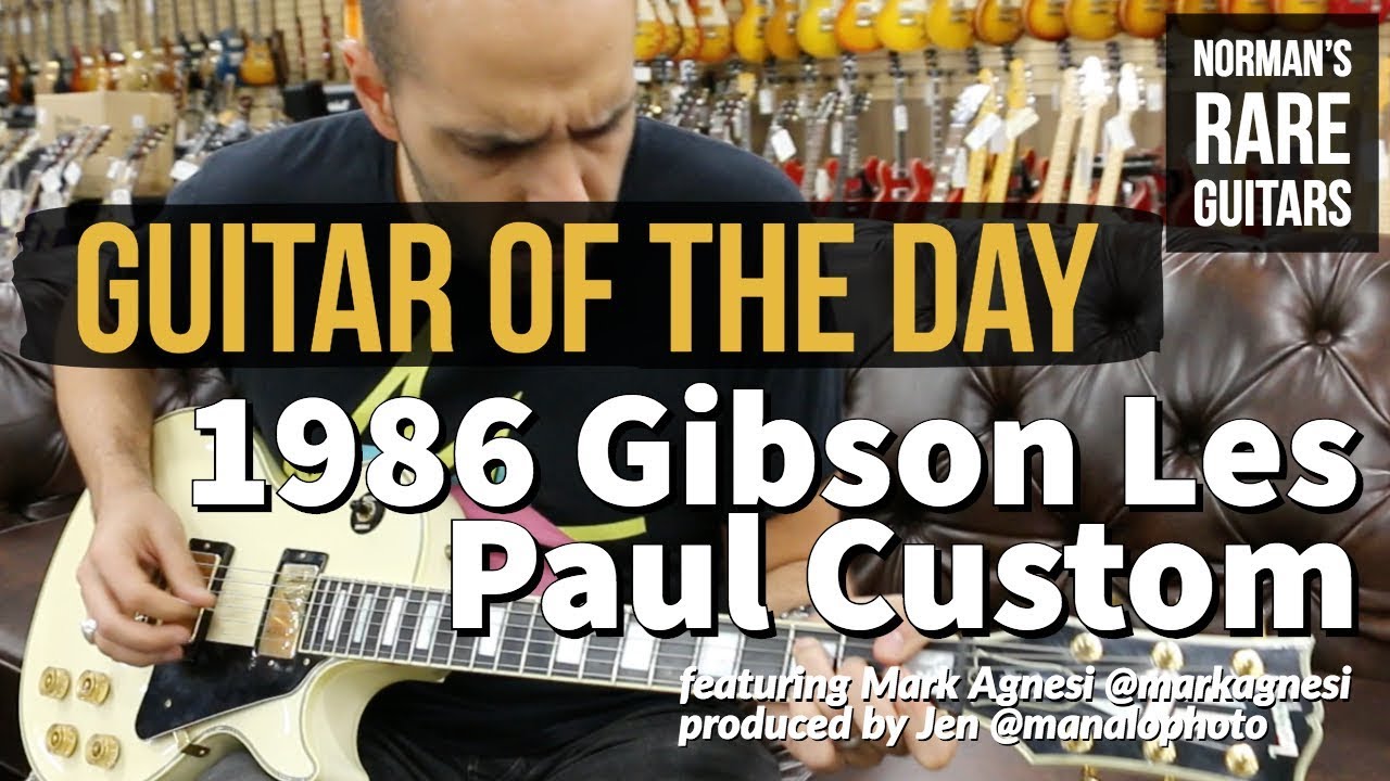 Guitar of the Day: 1986 Gibson Les Paul Custom | Norman's Rare Guitars