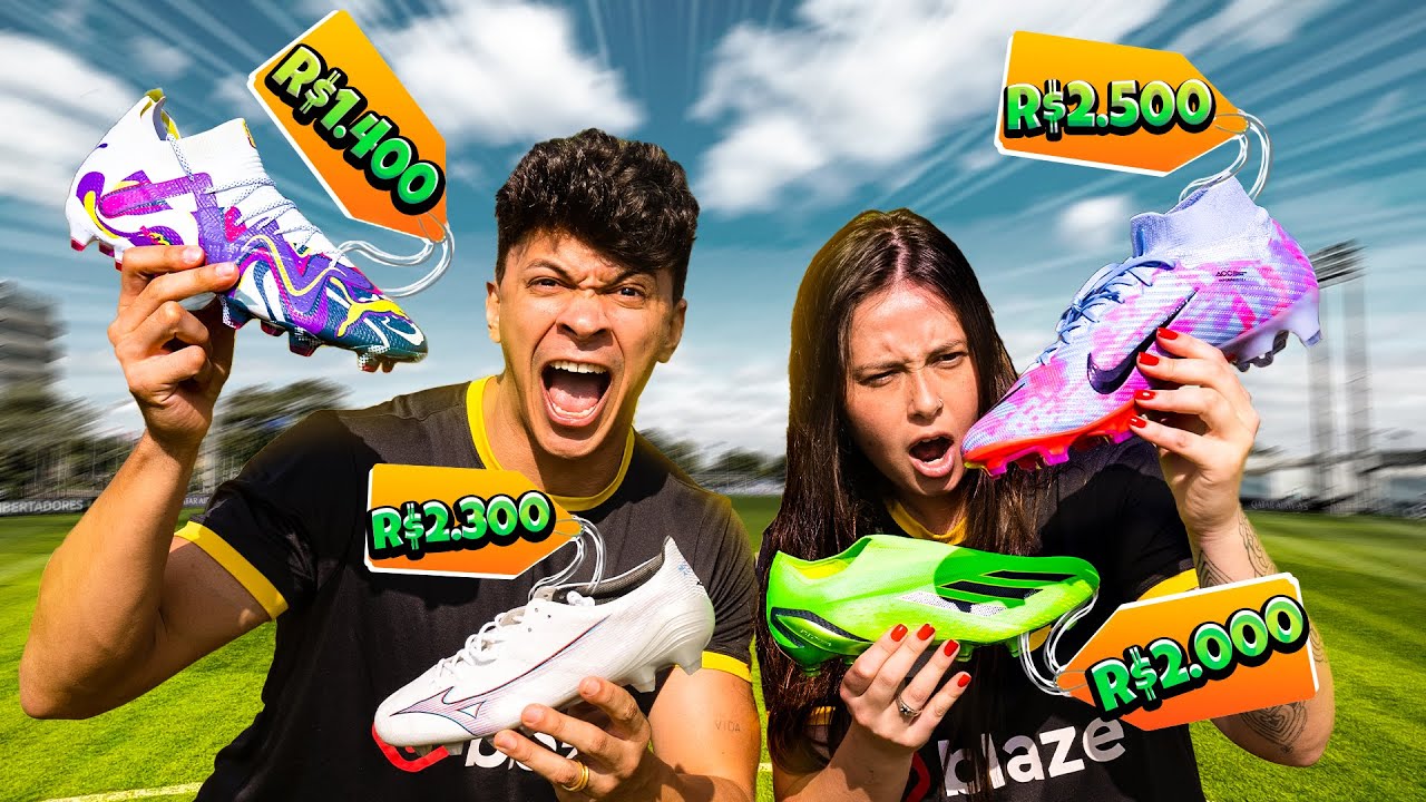 COMPRAMOS A CHUTEIRA MAIS CARA DE CADA MARCA 💸 QUAL A MELHOR?