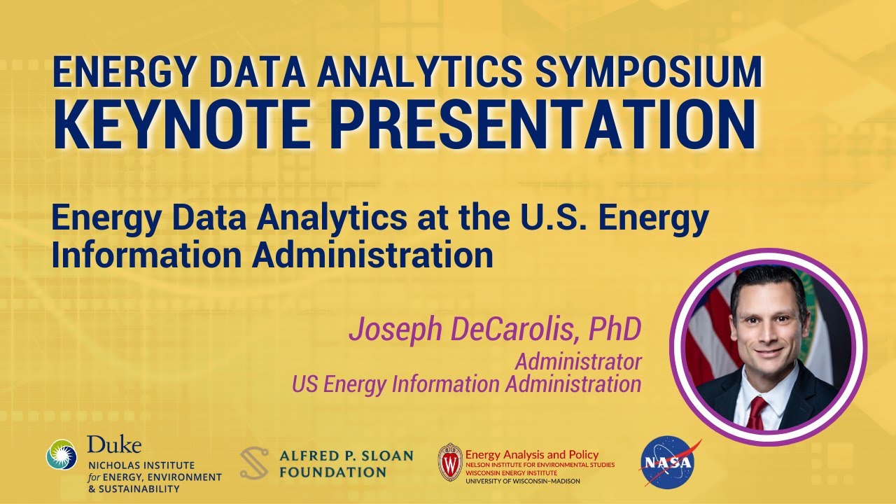 Keynote: Energy Data Analytics at the U.S. Energy Information Administration
