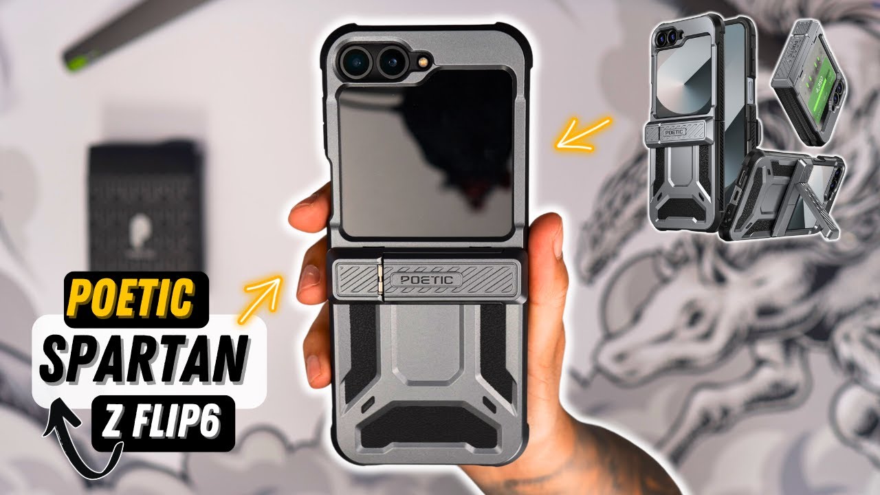Poetic Spartan Case for Galaxy Z Flip6 - Gunmetal Gray 🔥