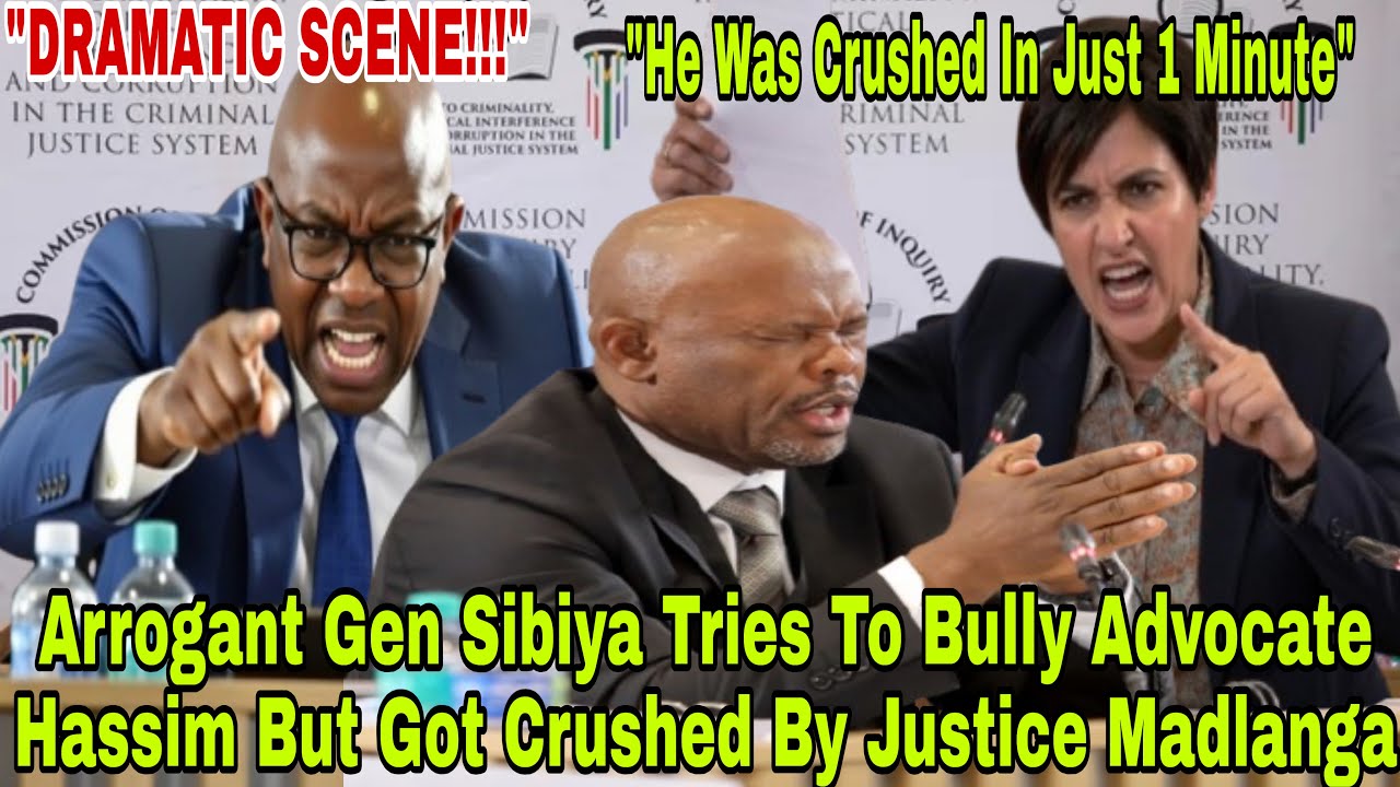 Arrogant Gen Sibiya Tried To Bully Advocate Hassim But Got Crushed In 60 Second By Justice Madlanga
