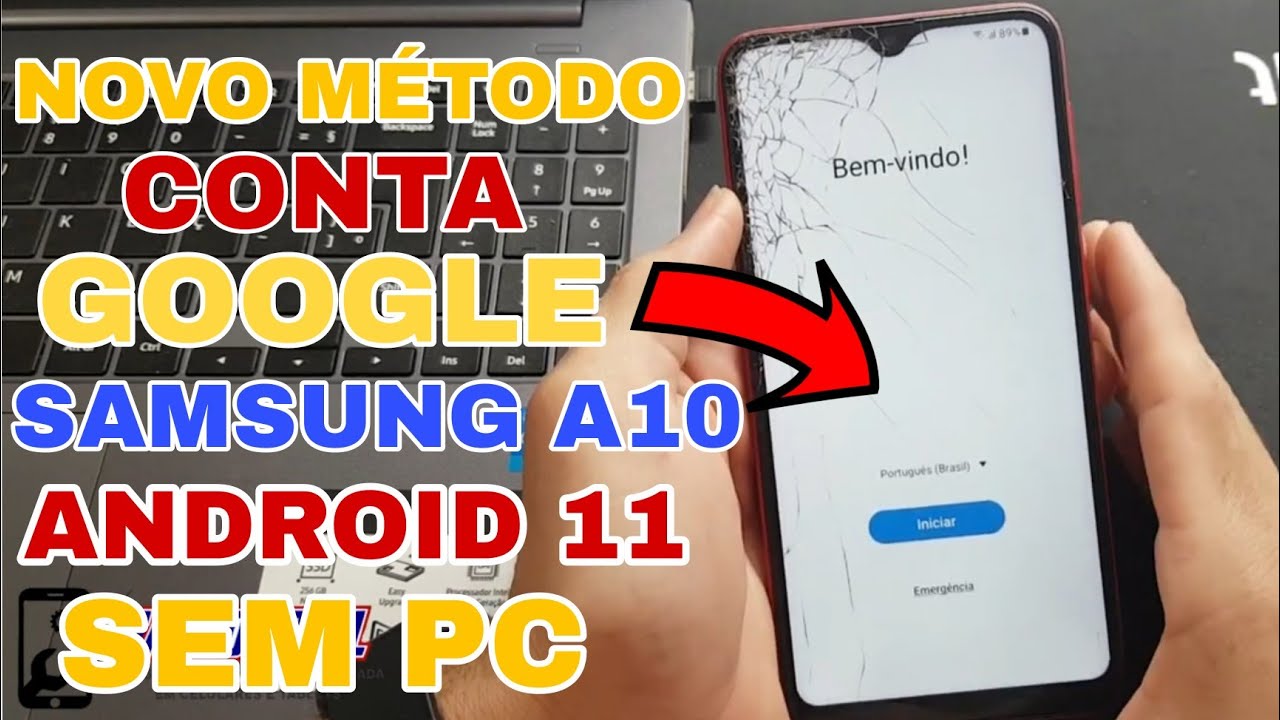 COMO DESBLOQUEAR A CONTA GOOGLE DO A10 ANDROID 11 SEM PC ATUALIZADO, MÉTODO NOVO