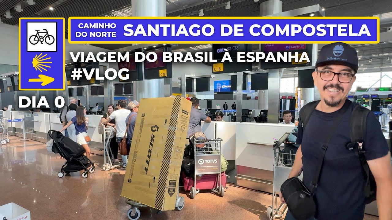 🇪🇸 DIA 0 RUMO À ESPANHA PARA PEDALAR O CAMINHO DE SANTIAGO DE COMPOSTELA