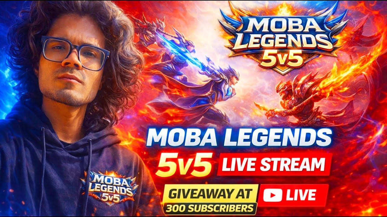 Giveaway at 300 Subscriber 💎 Chat to Enter | MLBB Live  #live #moba #gaming #india