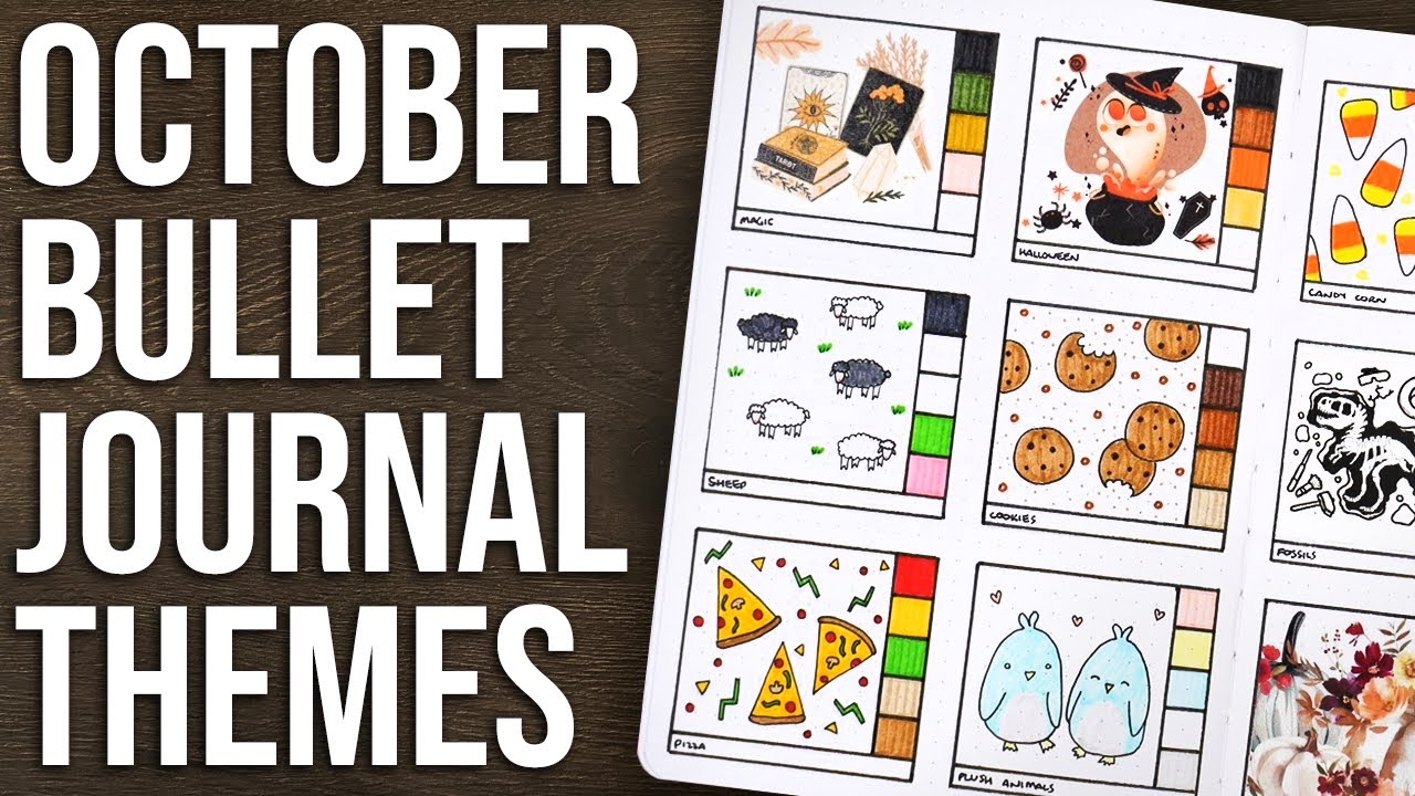 12 October Bullet Journal Theme Ideas 💜