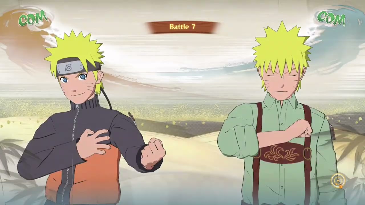 NARUTO ULTIMATE NINJA STORM 4 Random Battles | Com vs Com very hard