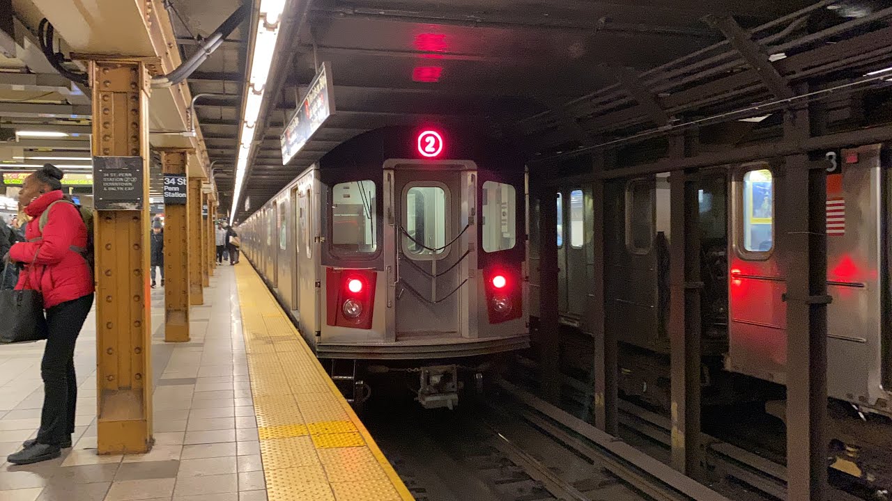 MTA NYC Subway 1, 2, & 3 Trains @ 34th Street - Penn Station (3/30/23)