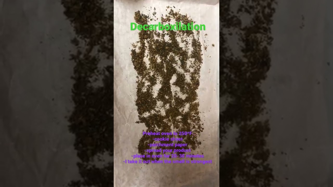 How to Decarb weed.  So you get the best possible high from your edibles.