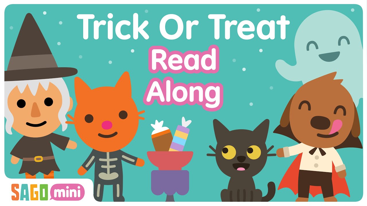 Sago Mini World: Trick or Treat Read Aloud 📖🎃 | Halloween Read Along Stories for Kids