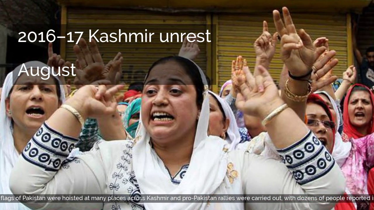 2016–17 Kashmir unrest | Timeline of unrest