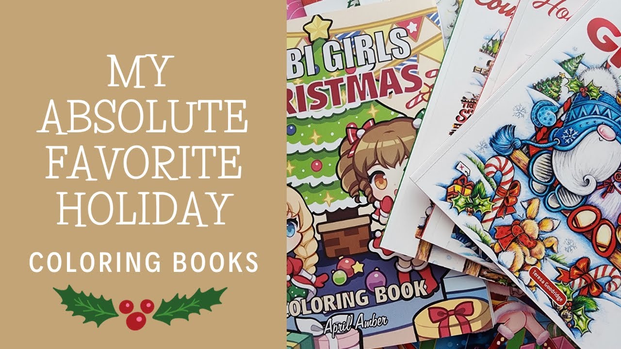 I LOVE These Christmas and Holiday Adult Coloring Books (2023)
