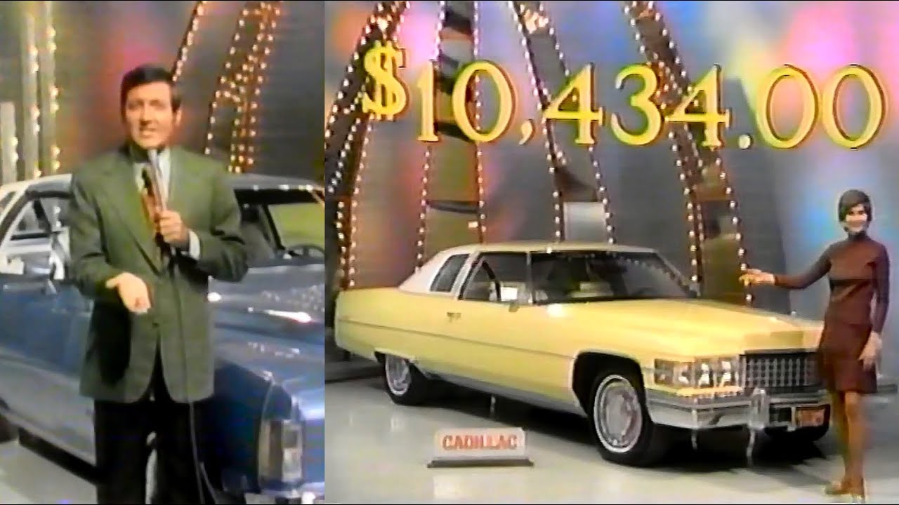 Let's Make A Deal 1974 | Monty Hall | Pontiac Grand Prix | Cadillac Coupe  DeVille | Fam LMAD