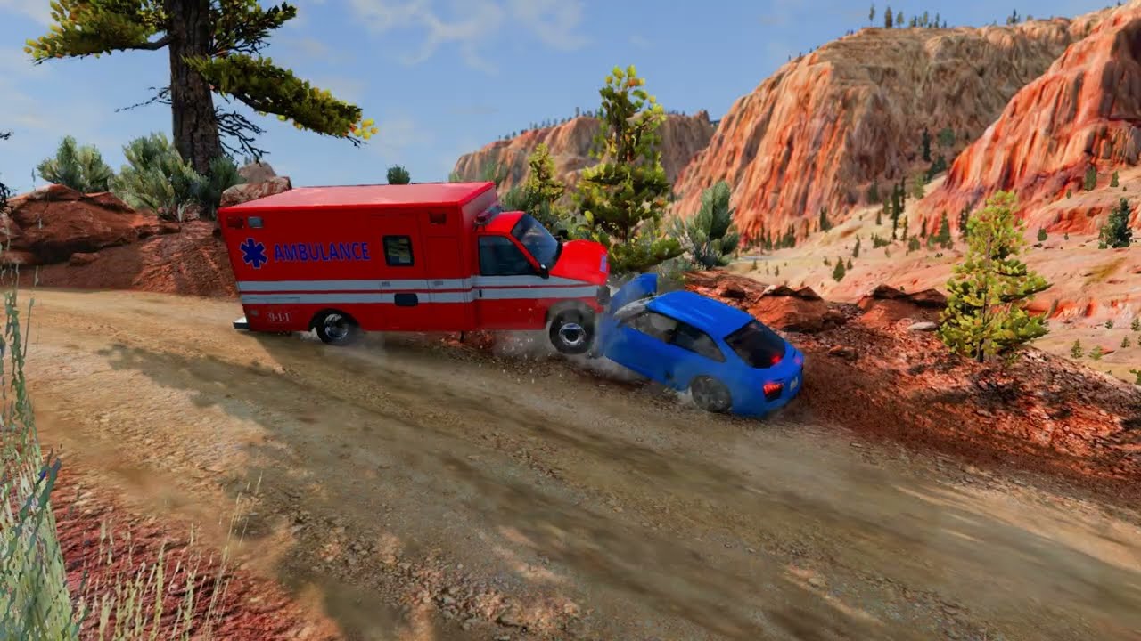 Extreme Crash Test & Crazy Car Jumps in BeamNG Drive