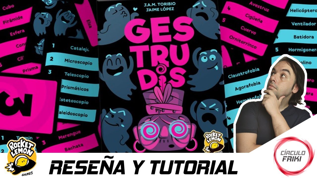 ⭕ GESTRUDIS 👻 Rese&ntilde;a, C&oacute;mo se juega / Tutorial 👻 Juego de mesa - Rocket Lemon