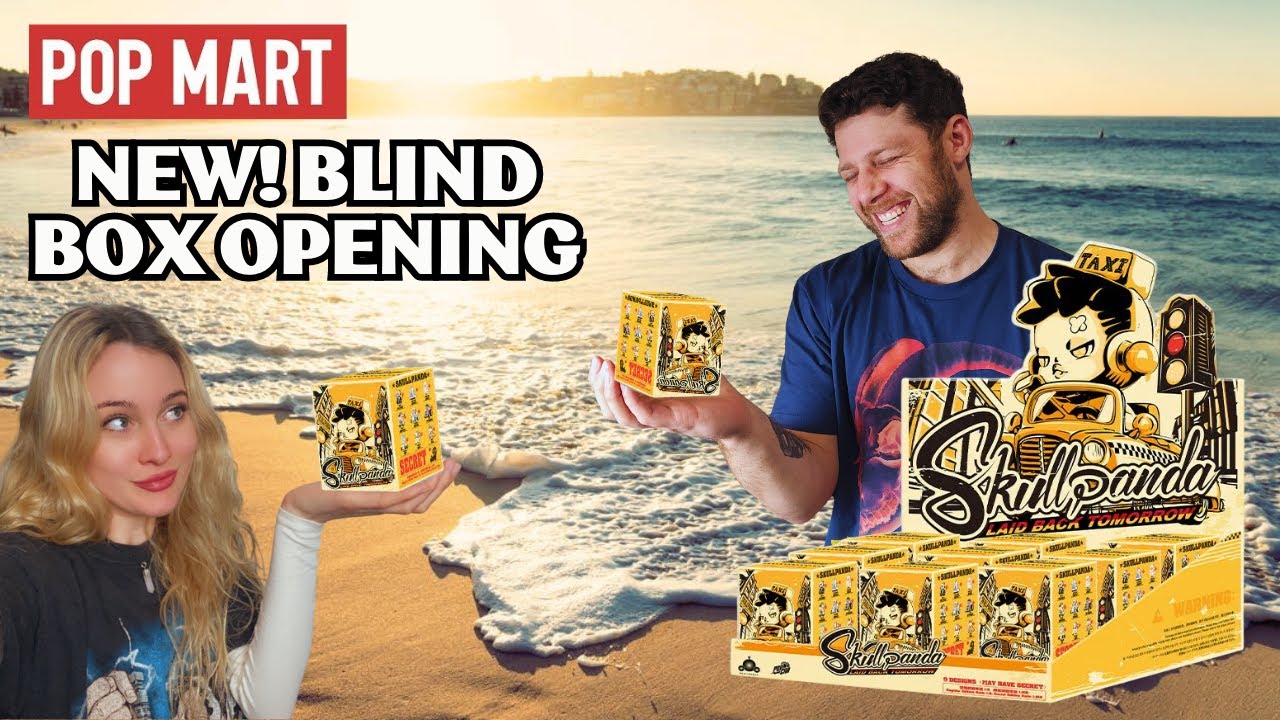POP MART blind box opening - Skullpanda Laidback Series - Vroom Vroom!