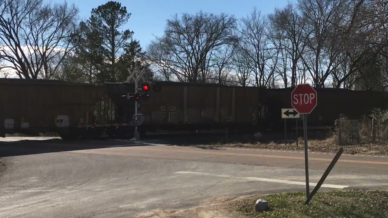 BNSF Coal Train 40 and 2 DPU's Victoria MS