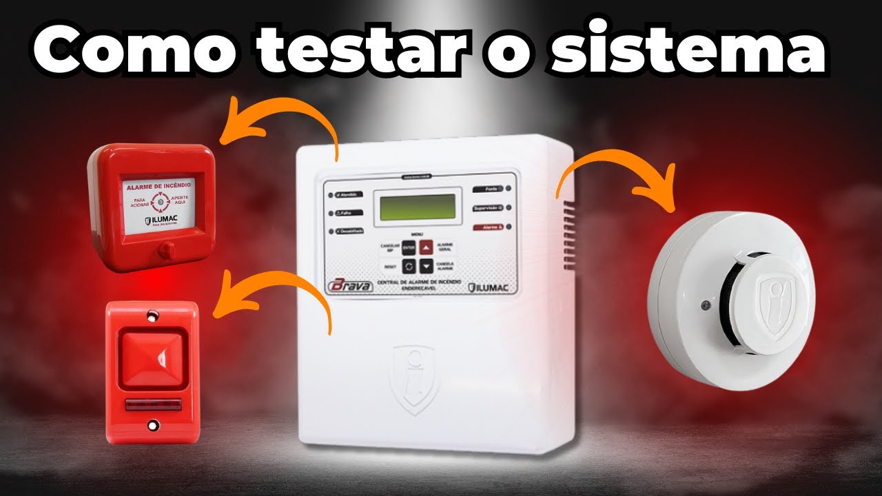 Alarme de incêndio, como fazer teste geral do sistema! ILUMAC
