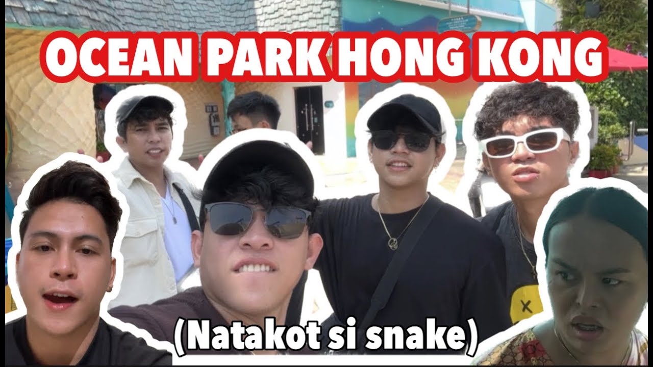Hong Kong OCEAN PARK (natakot si snake)