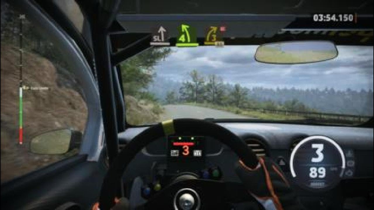 EA sport WRC European rally track