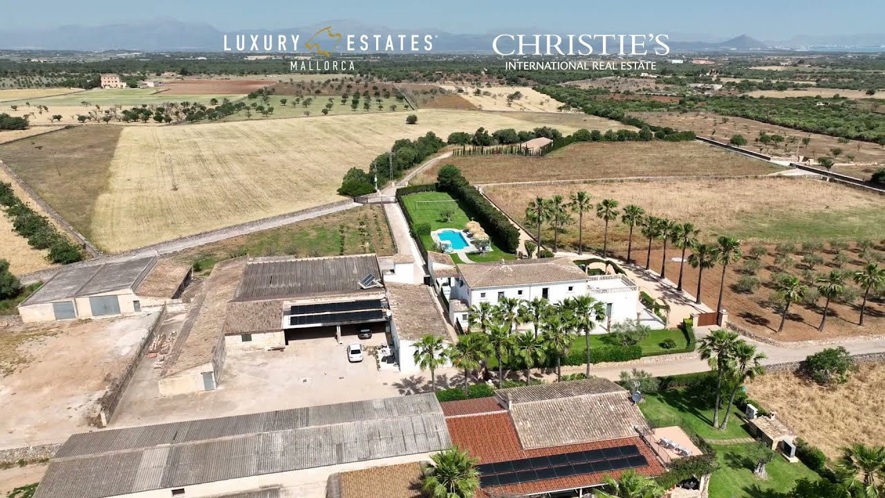 Finca with rental license in Santa Margalida on Mallorca   HD 1080p