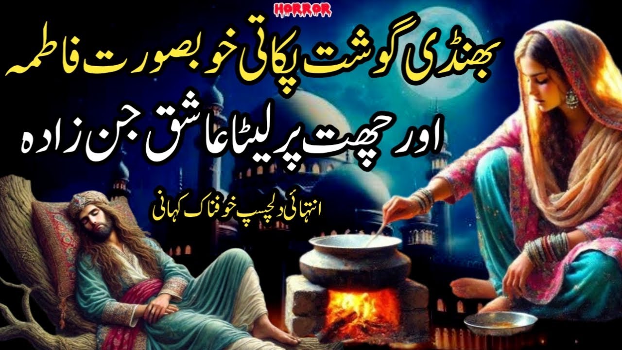 BHINDI GOSHT PKATI KHOBSORAT FATIMA AUR CHAT PER LAITA ASHIQ JINZADA | KHOFNAK KAHANI