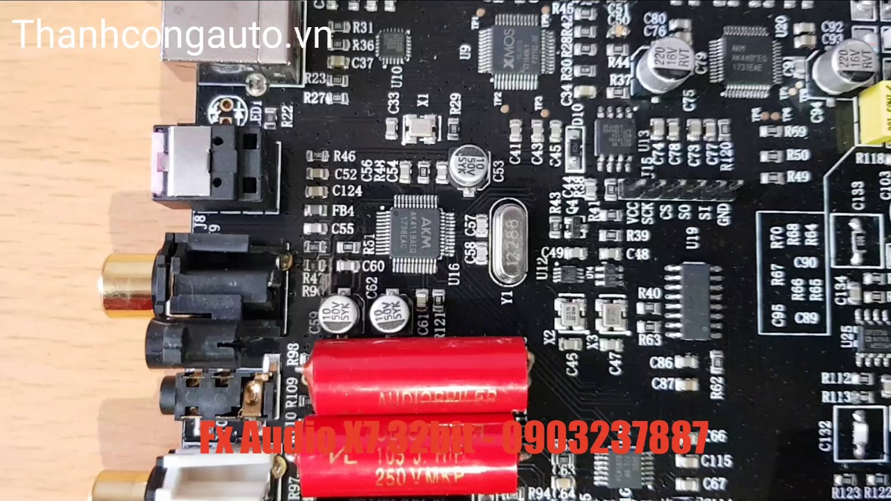 Mổ bụng: Dac Giải M&atilde; FX-AUDIO DAC-X7  32Bit / 384kHz DSD XMOS  + tặng ngay 299K.