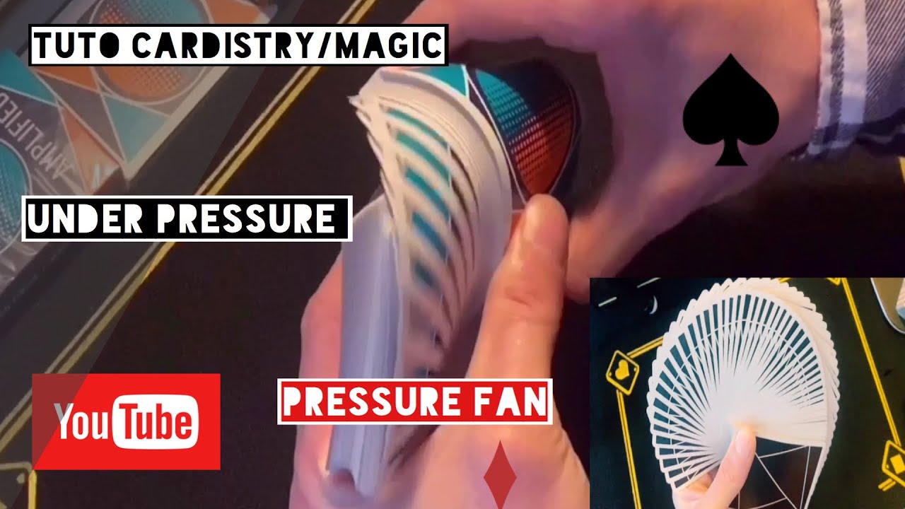 Cardistry tutorial(the pressure fan/under pressure)