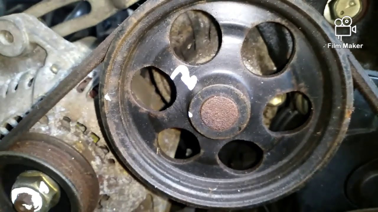 Cara Ganti V-belt Starlet  (Non Power Steering)