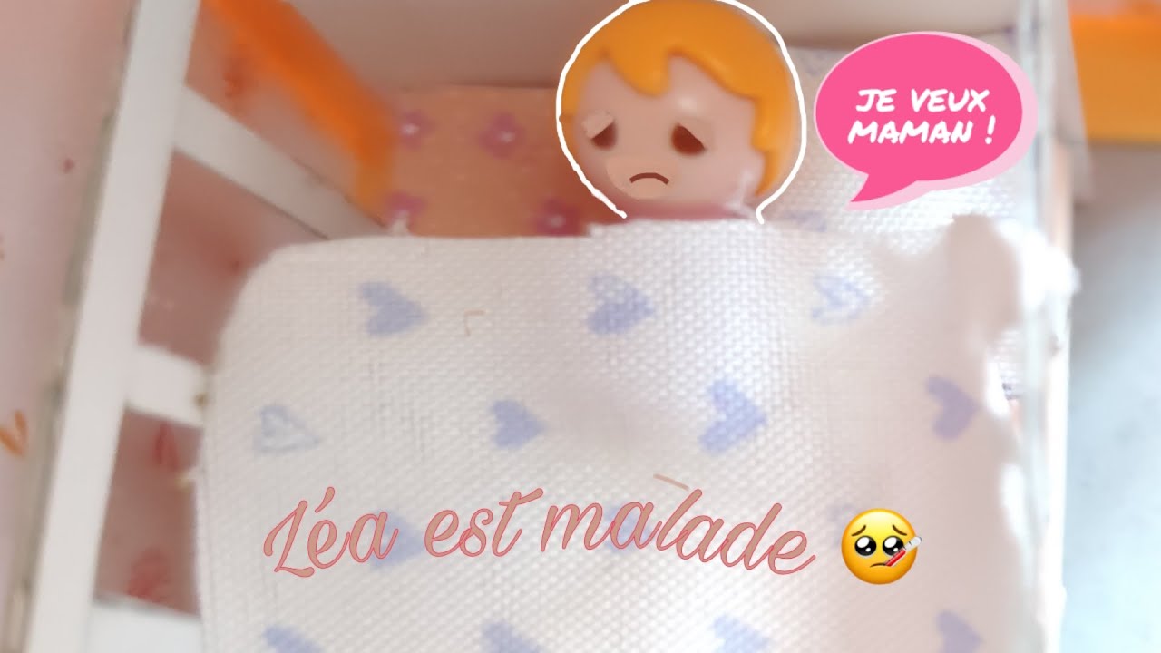 Histoire playmobil- Léa est malade-la famille Bertrand